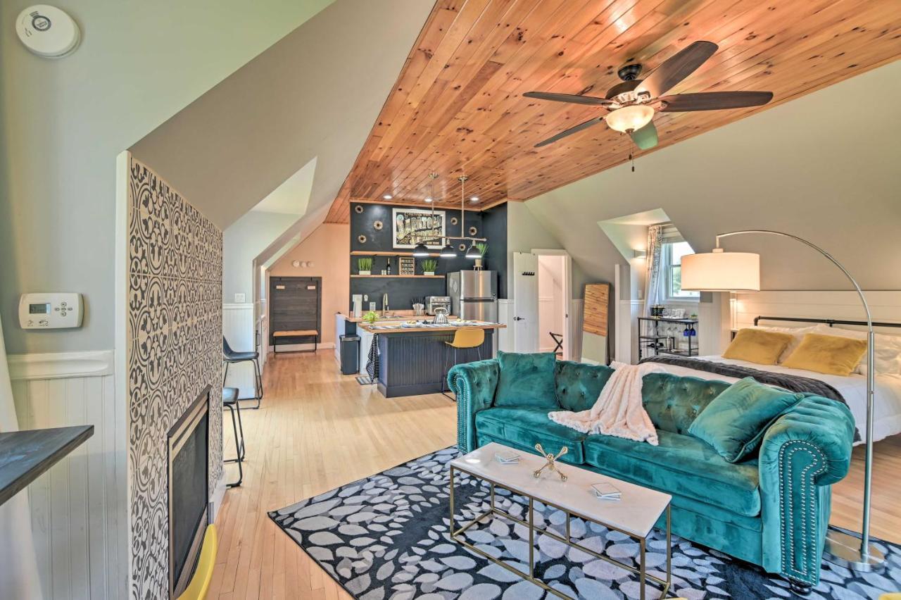 Stylish Studio With Fireplace About 3 Mi From Dtwn! Saratoga Springs Extérieur photo