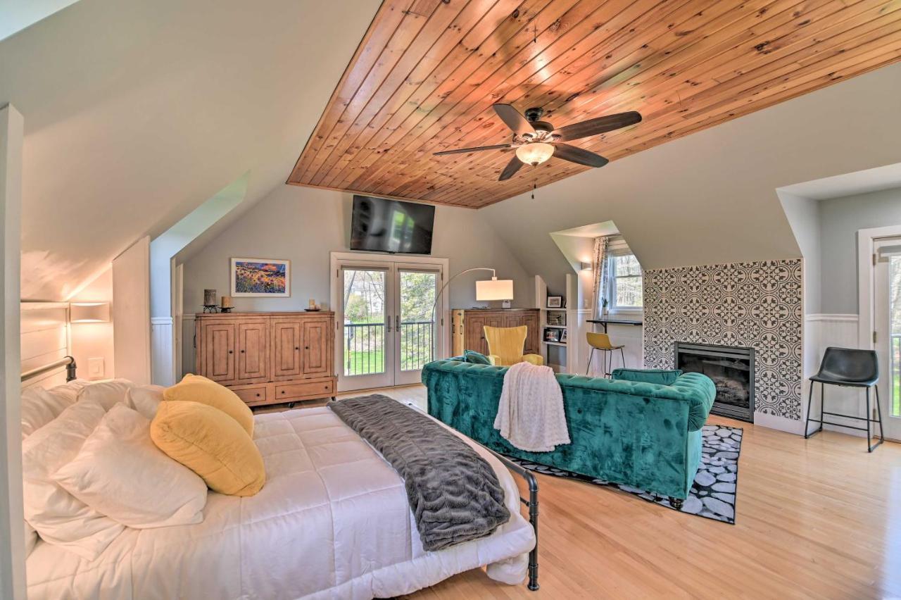 Stylish Studio With Fireplace About 3 Mi From Dtwn! Saratoga Springs Extérieur photo